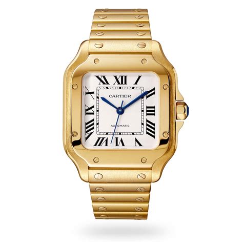 gold.cartier watch|cartier gold watches for men.